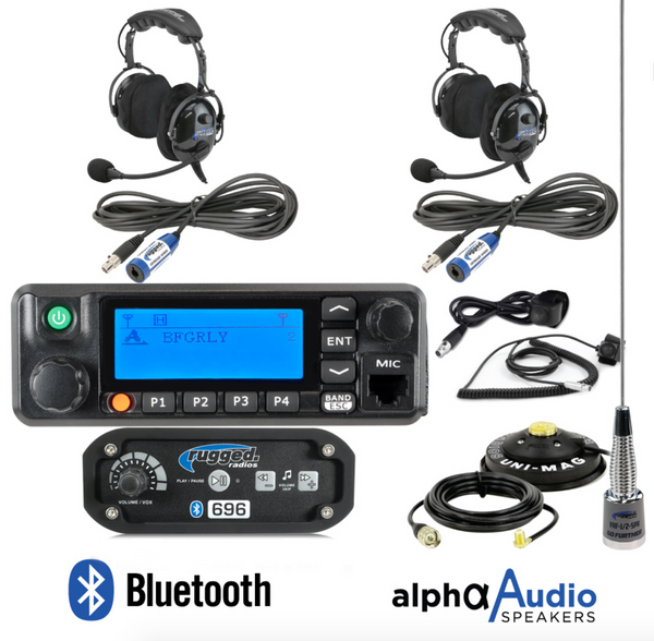 RRP696 2-Place Intercom with Digital Mobile Radio and OTU Headsets