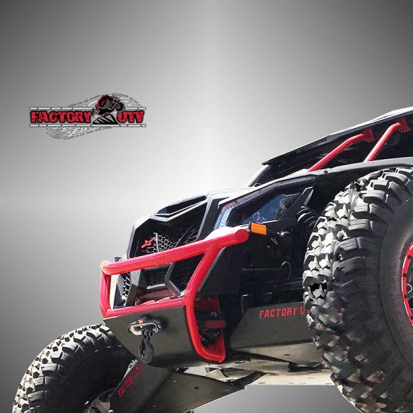 CAN-AM MAVERICK X3 SERIES STEEL WINCH BUMPER WITH UHMW BASHPLATE