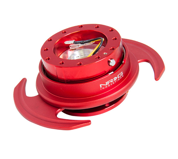 Steering Wheel Quick Release 3.0 - Red - NRG